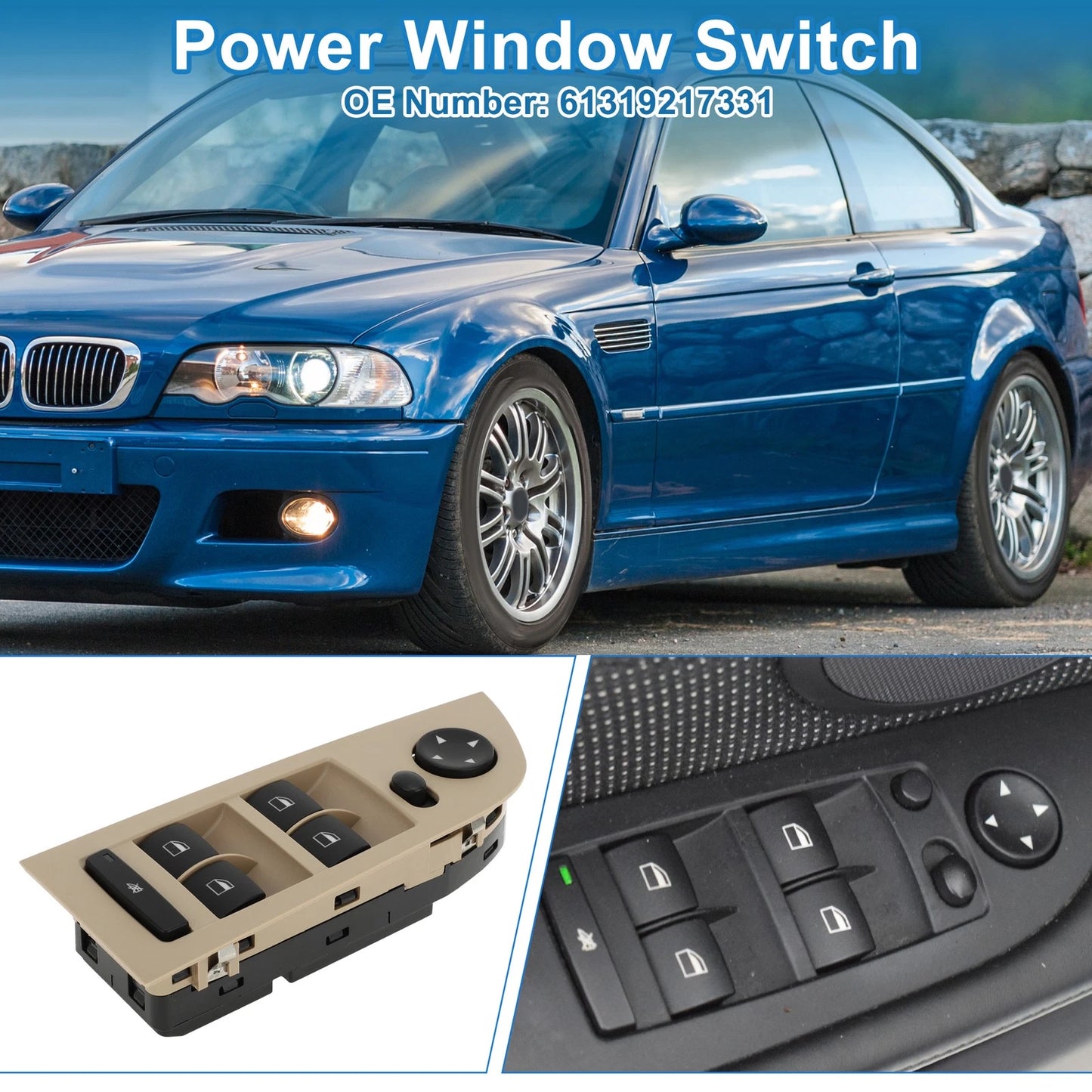 Power Window Switch for BMW 325i 328i 330xi 335i (2006-2013)