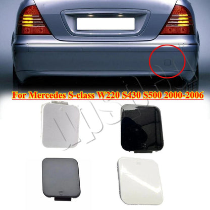 Rear Bumper Tow Hook Eye Cover Cap for Mercedes S-Class (2000–2006)