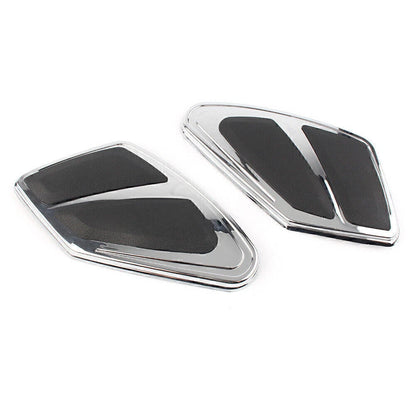 2 x Chrome Tank Trim Knee Pads for Honda Goldwing GL1800 F6B (2012-2017)
