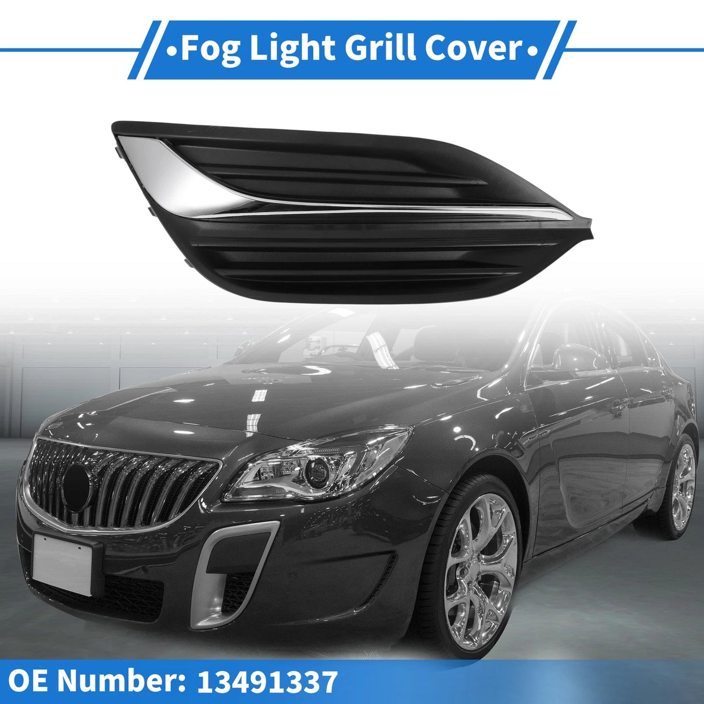 Front Left Fog Light Grill for Buick Regal (2017–2019)