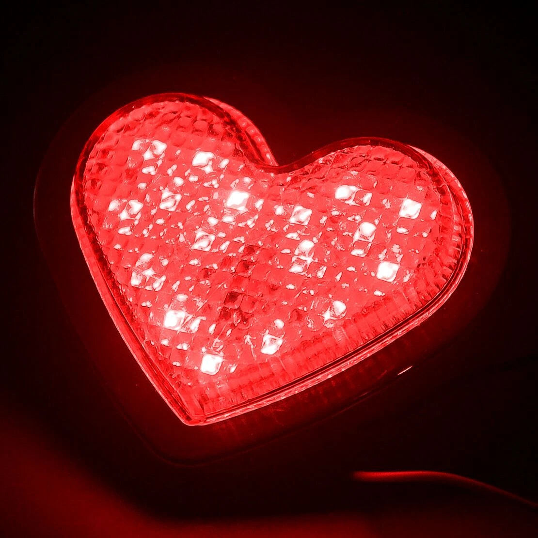 Red Heart Shaped LED Side Marker Light for Car - Turn Signal Indicator Lamp
