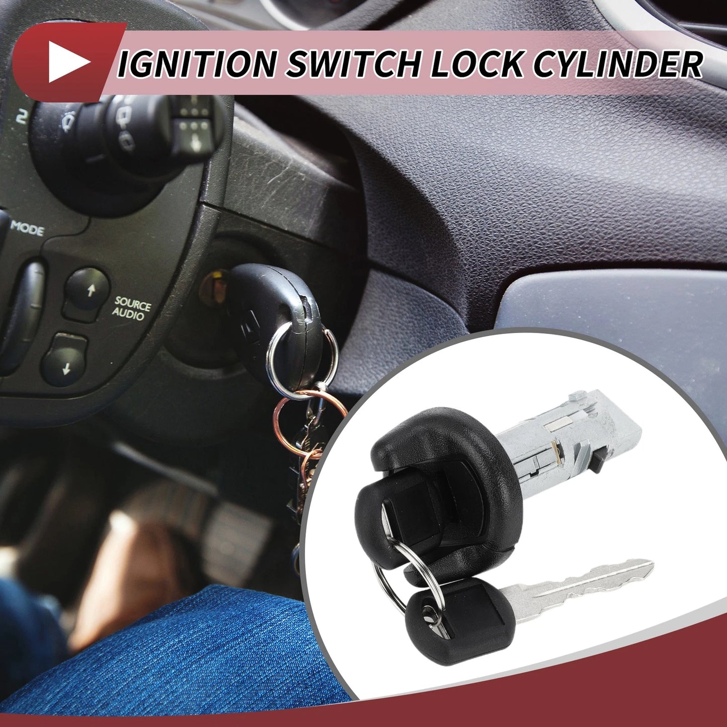 Ignition Lock Cylinder for Chevrolet Suburban C1500 C2500 for GMC