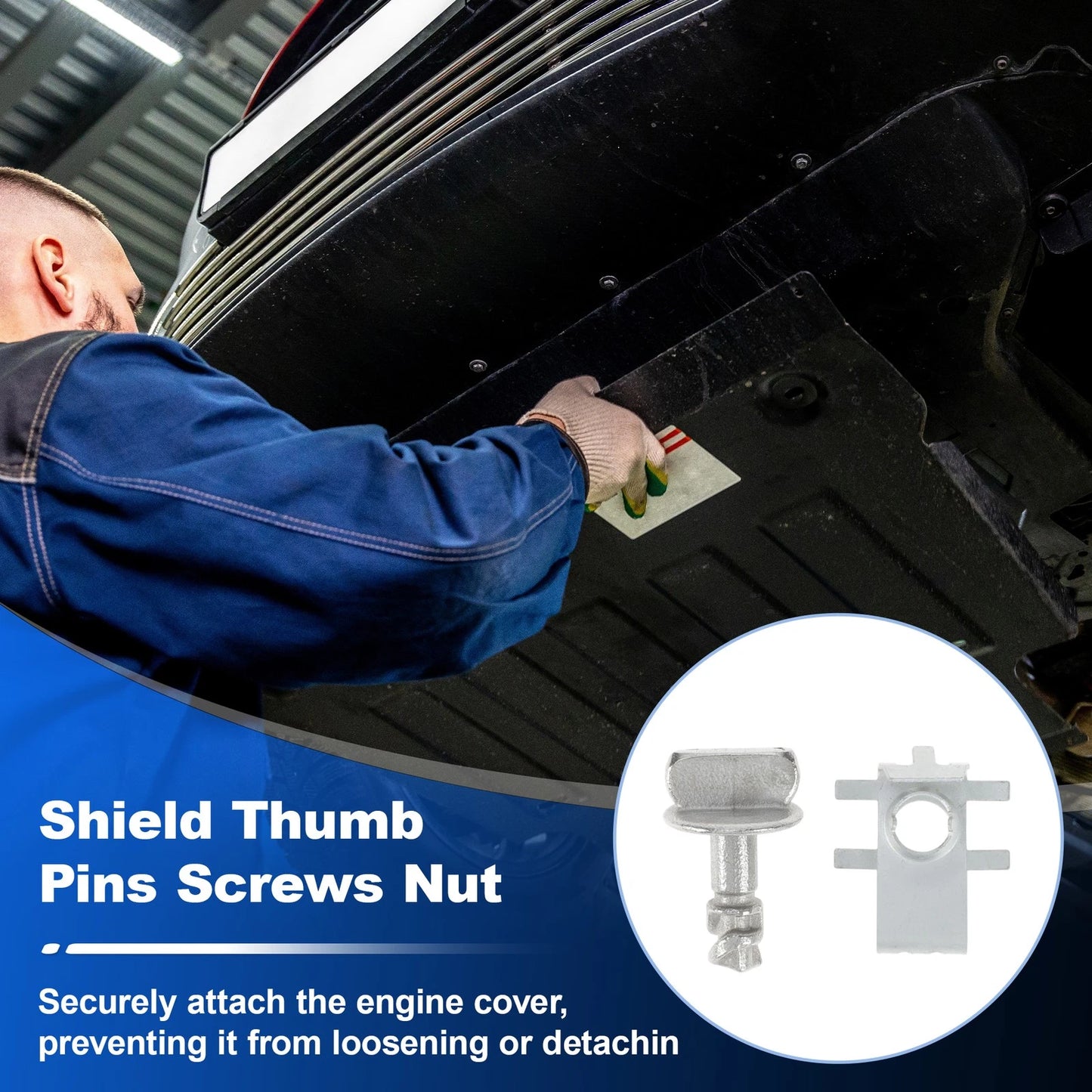 Engine Cover Retainers  Thumb Pins for Ford Lincoln