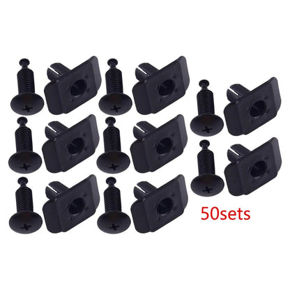 50pcs Bumper Cover Grille Mounting Kit for Mazda RX7 RX8 MX6 (1983-2002)