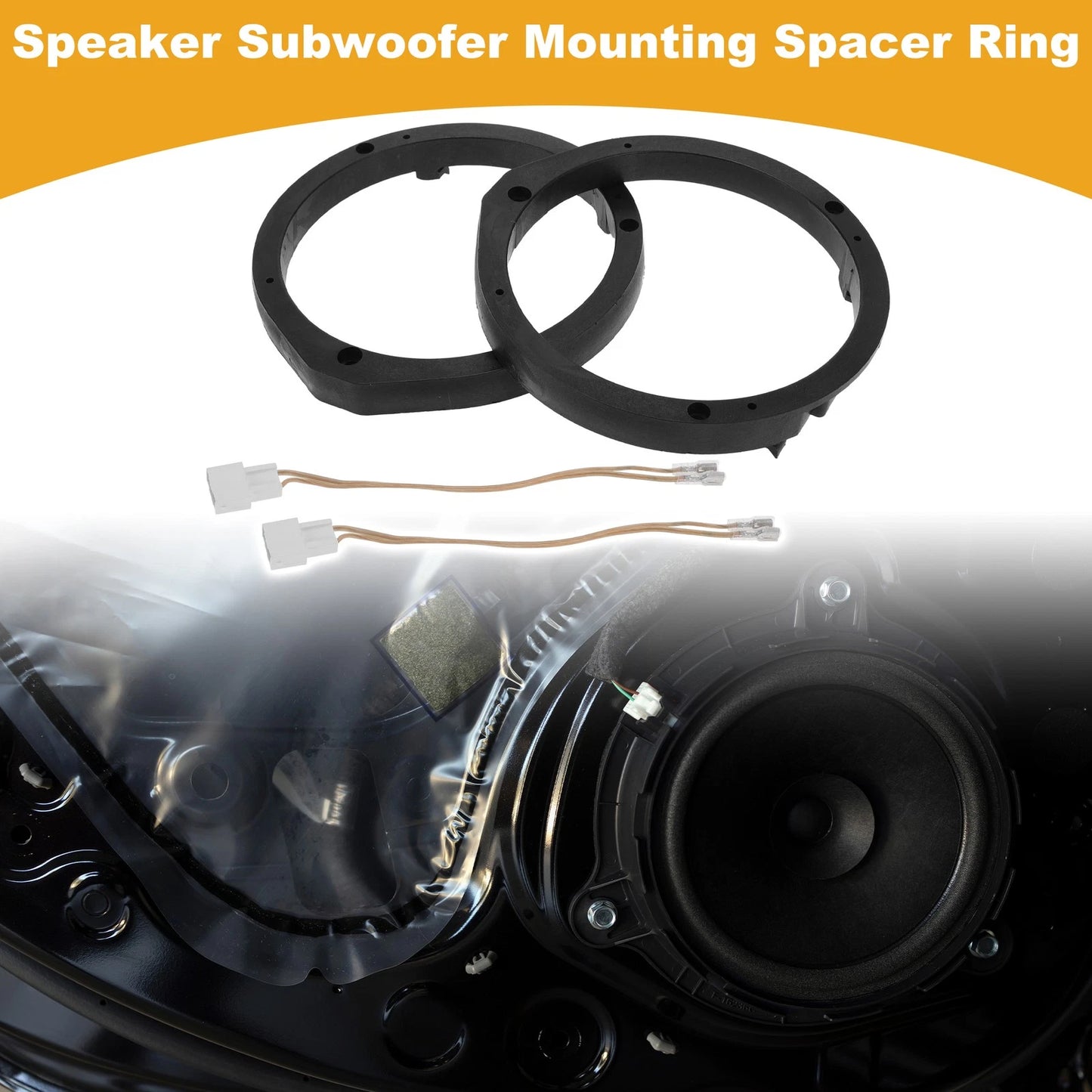 Speaker Spacer Ring for Honda Odyssey 2009-2021 (2 x Adapters)