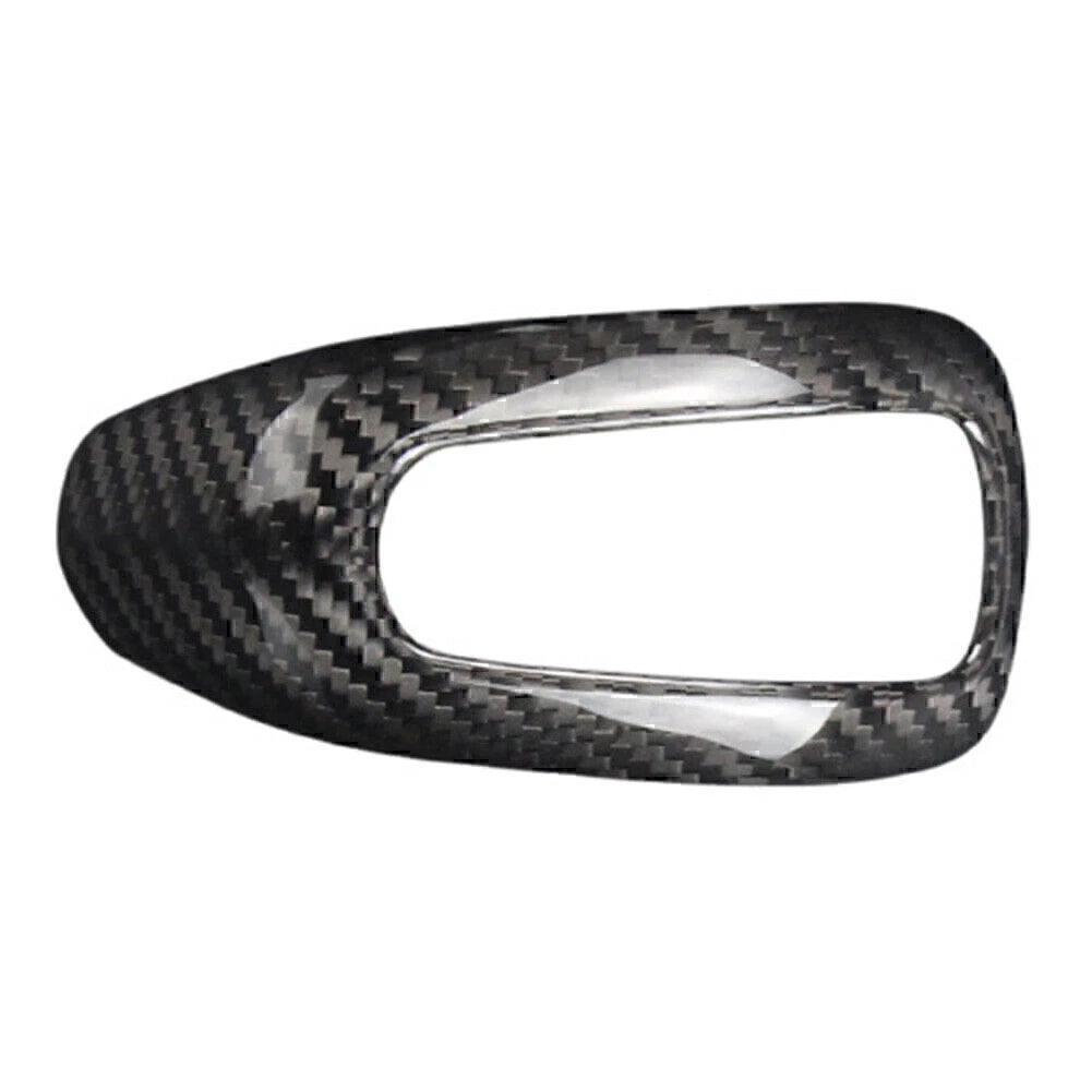 Carbon Fiber Black Gear Shift Knob Cover for Cadillac XT4 (2018-2020)