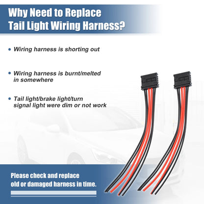 Taillight Wire Harness for Peugeot 206 207 (2000-2015)