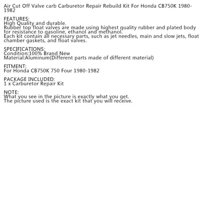 Carburetor Gasket Set for Honda CB750K (1980-1982)