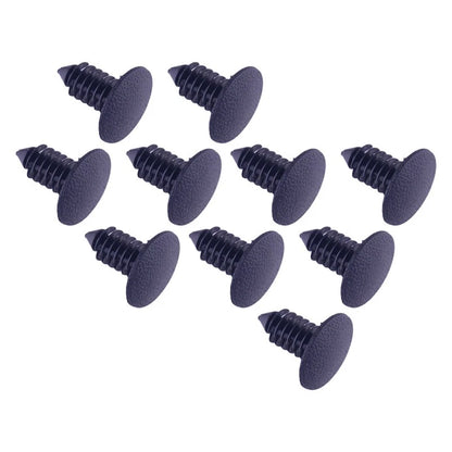 100pcs 9mm Bumper Clips Fastener for Auto Car Fender Push Pin
