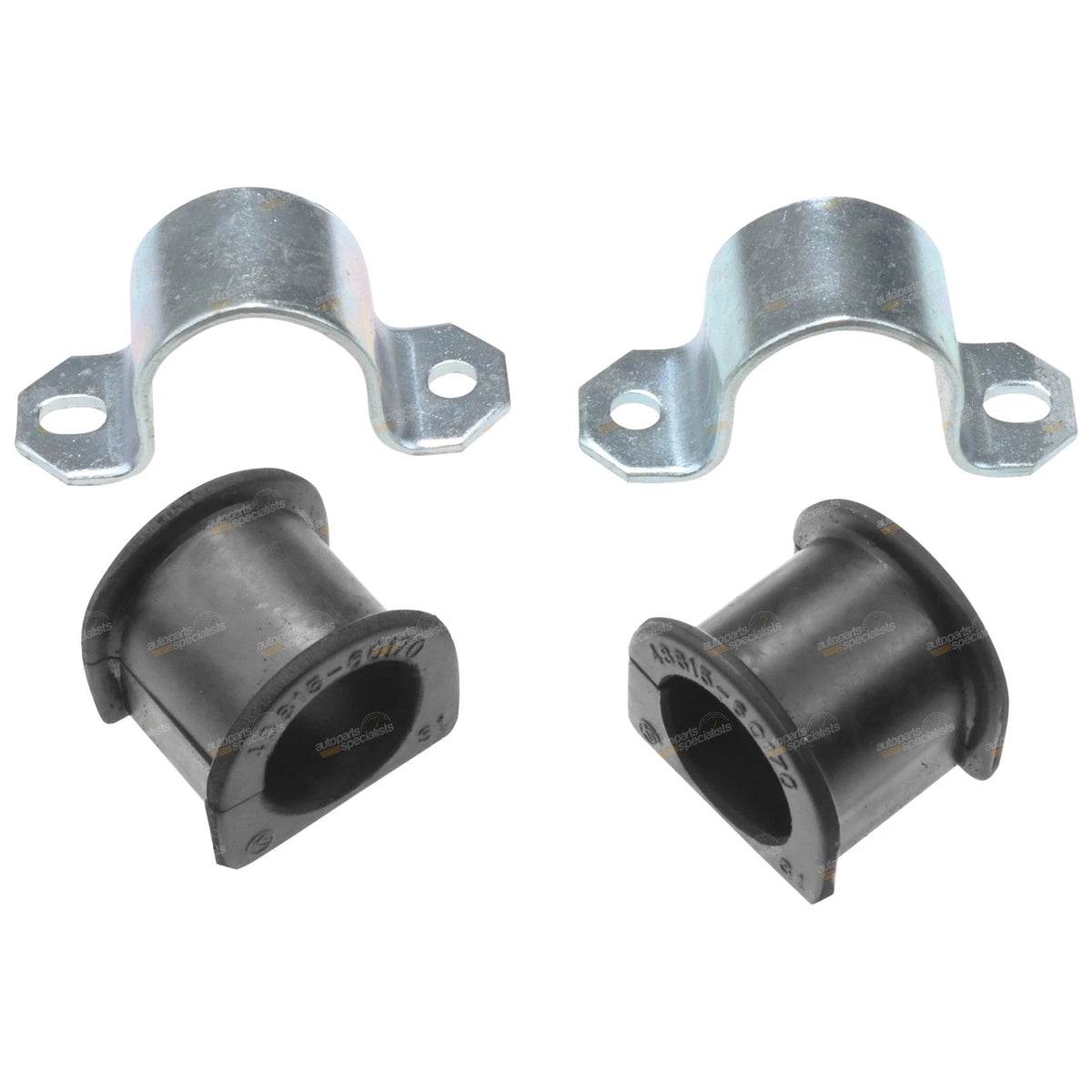 Sway Bar D-Mount Bushes + Brackets for Landcruiser 78-79 Series (1999–2007)