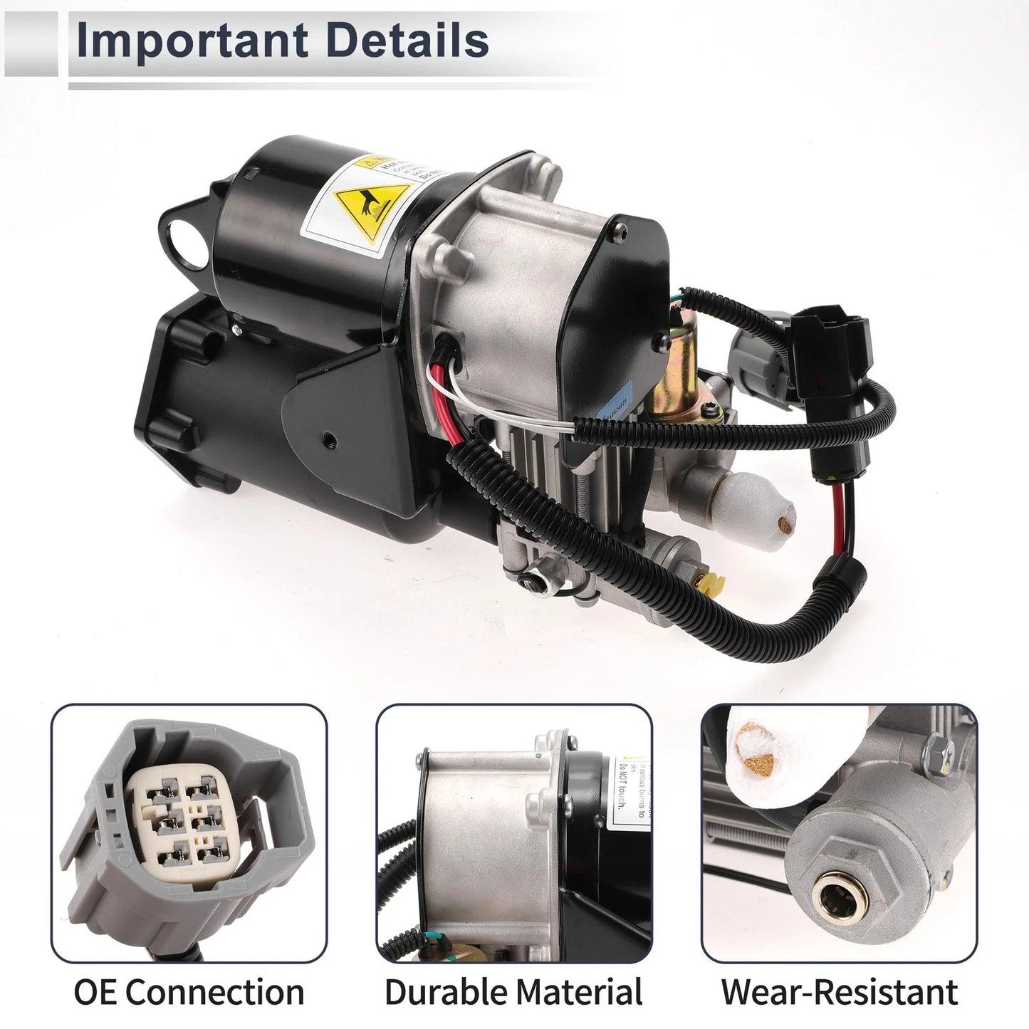 Air Suspension Compressor for Land Rover Range Rover (2006-2012) 1 Pc