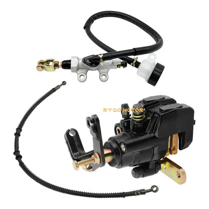 Rear Brake Caliper Master Cyl Hose Assy for Yamaha Wolverine 350 YFM350FX