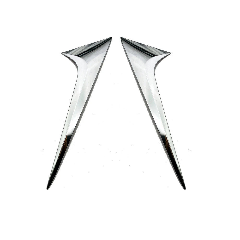 2X Chrome Rear Window Spoiler Side Cover Trim for Mazda CX-30 (2020–2024)