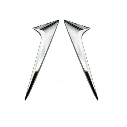 2X Chrome Rear Window Spoiler Side Cover Trim for Mazda CX-30 (2020–2024)