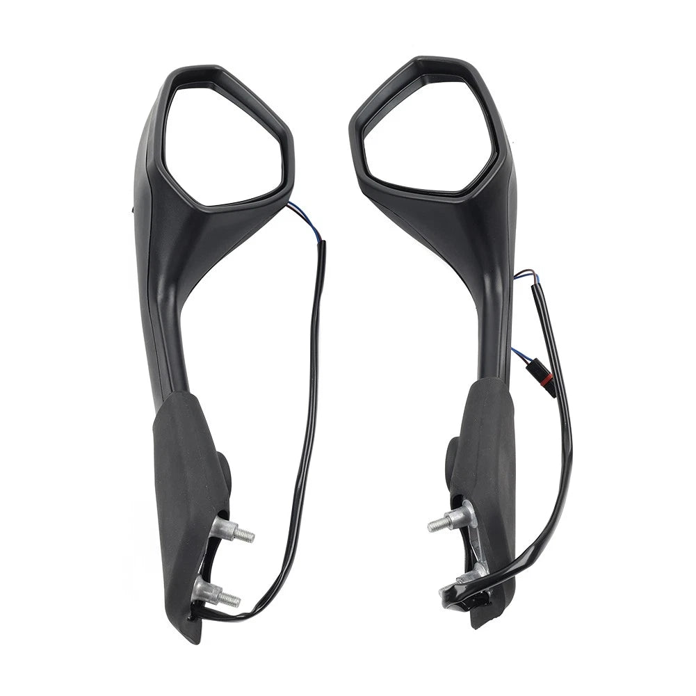 Side Rear View Mirrors w/ Turn Signals for BMW S1000RR (2019-2024)