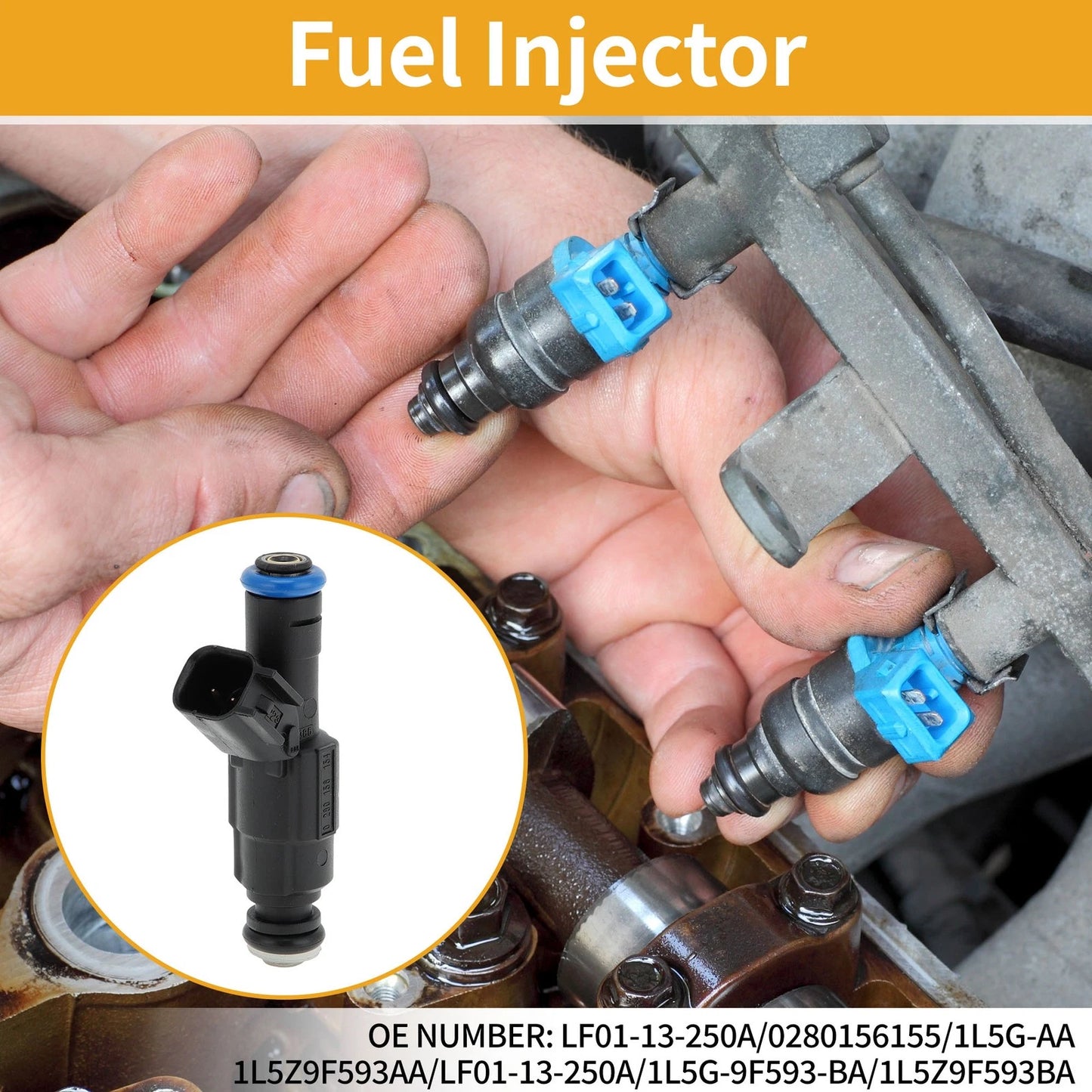 Fuel Injector No.0280156155 for Ford Ranger 2.3 (2001-2003)