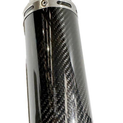 32mm Carbon Fiber Exhaust Muffler for 125cc 140cc 150cc PIT PRO Dirt Bike