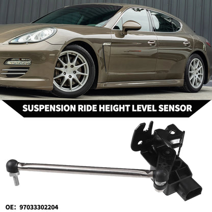 Suspension Ride Height Sensor for Porsche Rear Right Black