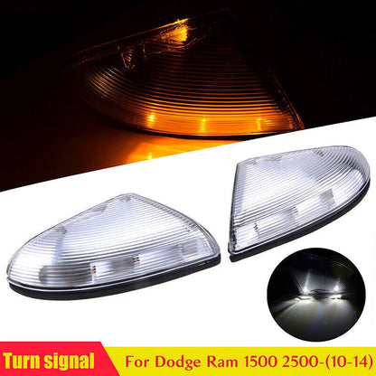 Driver & Passenger Side Turn Signal Lights for Dodge Ram 1500 2500 (2002-2023)