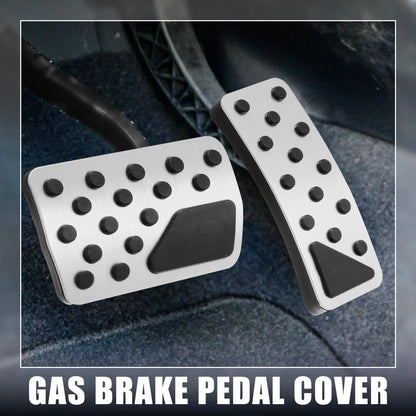 Set Brake Pedal Pad Gas Accelerator Pedal Cover for Jeep (2011-2012)