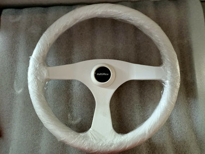 Boat Steering Wheel 3 Spoke 340mm Sports Wheel for Multiflex Alpha Marine