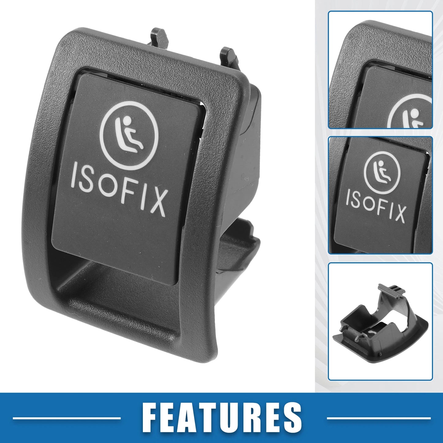 Rear Child Seat Anchor ISOFix Cover for Mercedes Benz C300 (2015-2023)