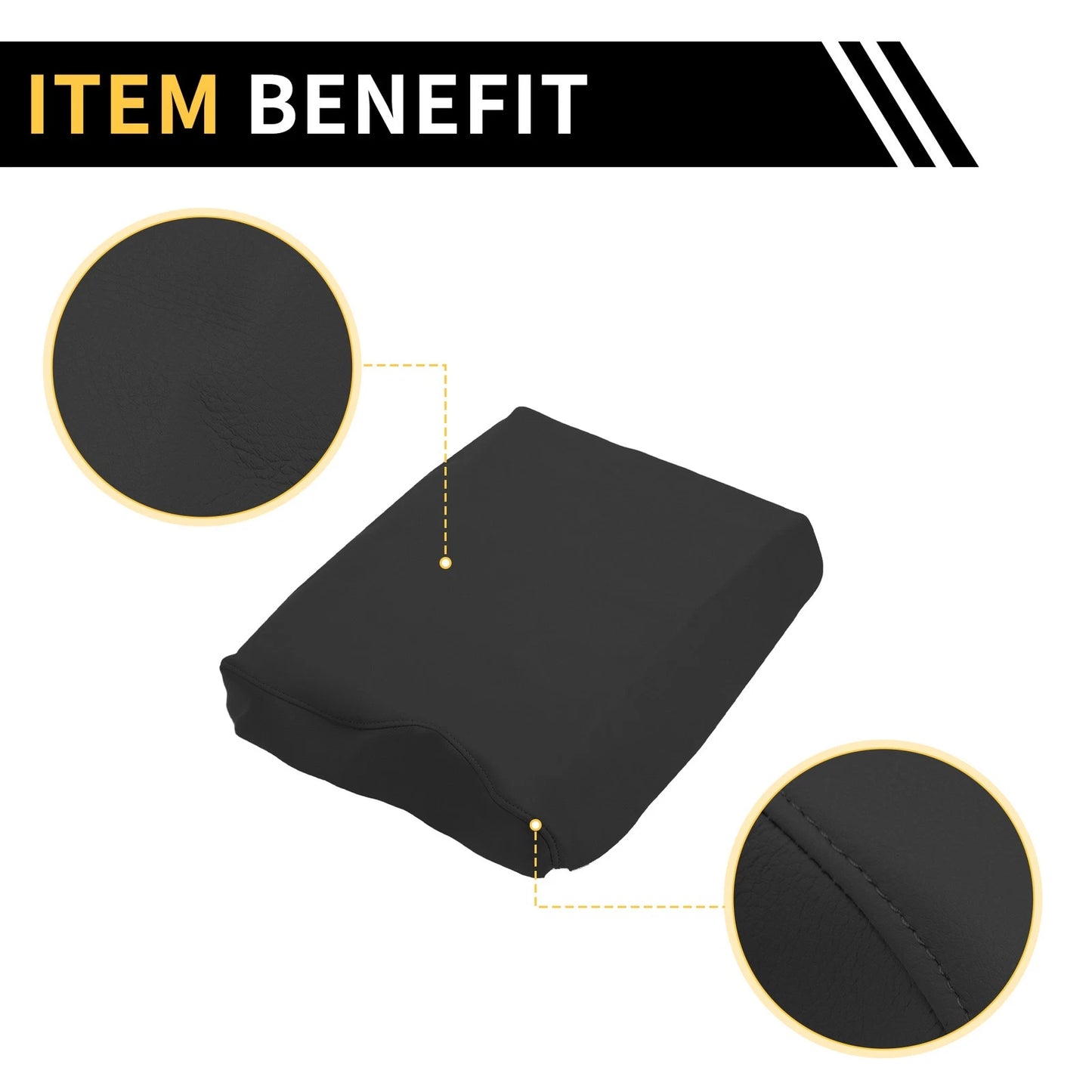 Center Console Lid Armrest Cover for Ford F-150 (2015-2023)
