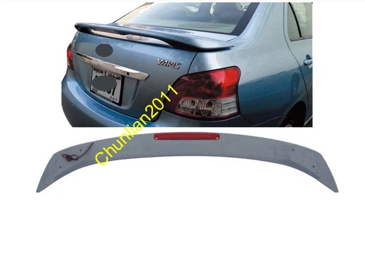 Factory Style Spoiler Wing ABS for TOYOTA YARIS Light 4dr Sedan (2006-2013)