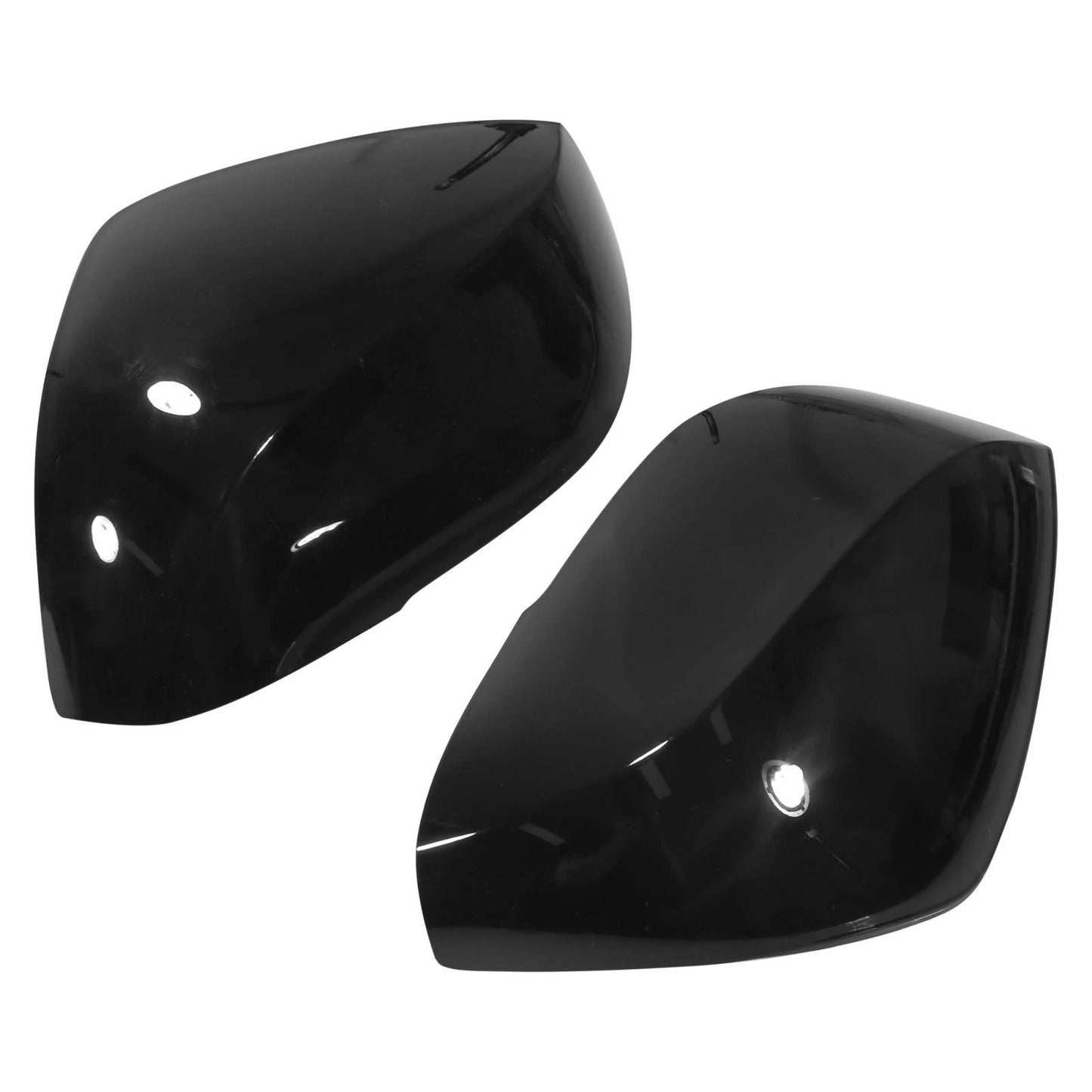 Pair Gloss Black Rear View Mirror Covers for Infiniti Q50 Q60 Q70 QX30
