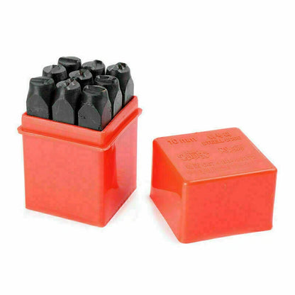 Steel Metal Alphabet & Number Punch Set for DIY Leather Craft Tools