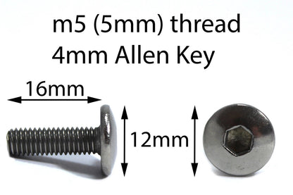 Bolts & Clips / Black Aluminum / Fairing & Screen for BMW S1000RR (2009-2011)