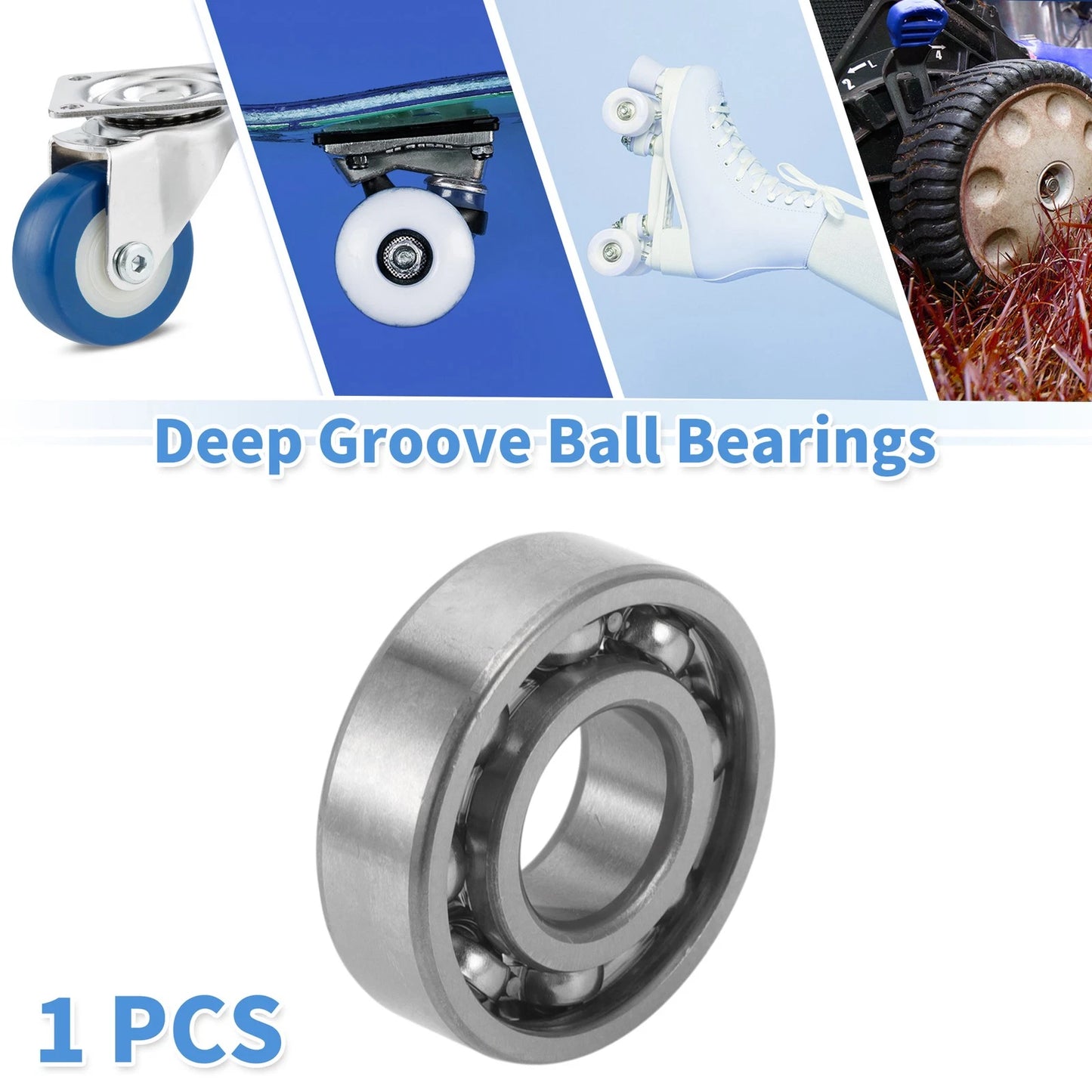 6204 Deep Groove Ball Bearings 20x47x14mm for Scooter Skateboard Wheel