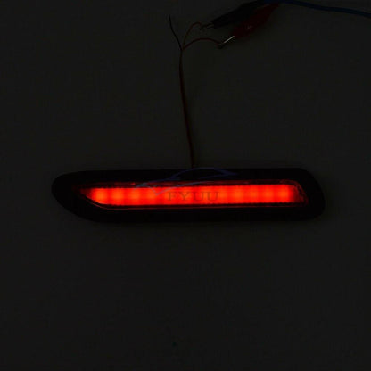 Red LED Rear Bumper Reflectors for Car Taillight Brake Fog Light