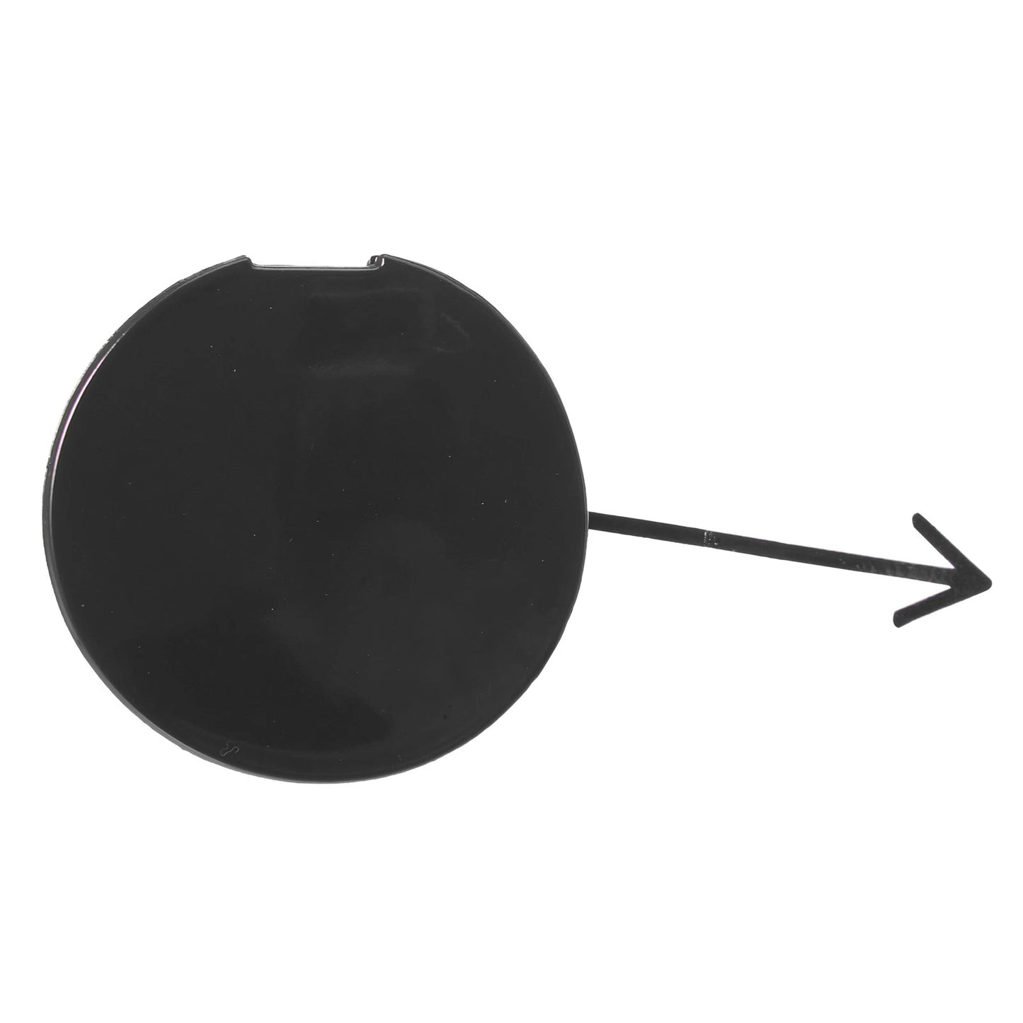 Front Bumper Tow Hook Cover for Honda Jazz Fit GE (2008-2010) Black