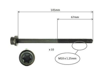 head gasket + head bolts for Mazda 6 / MX5 NC (2005–2015)