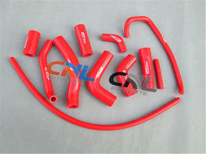 Silicone Radiator Hose Kits for Yamaha YZF R6 (2006-2007) - Coolant Pipe Red