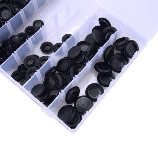 141Pcs Car Body Fastener Clips Flush Mount Plastic Hole Plugs