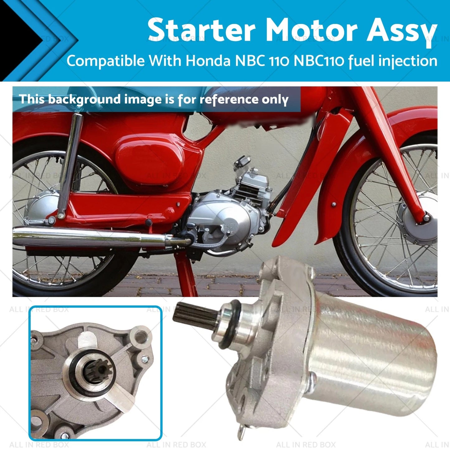 Electric Start Motor for Honda NBC110 110cc Engine