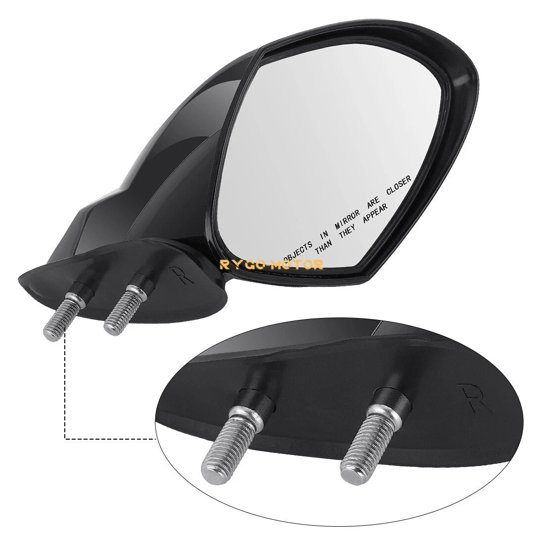 2 x Side Mirrors for Yamaha WaveRunner VX 1100 Cruiser Sport (2005–2009)