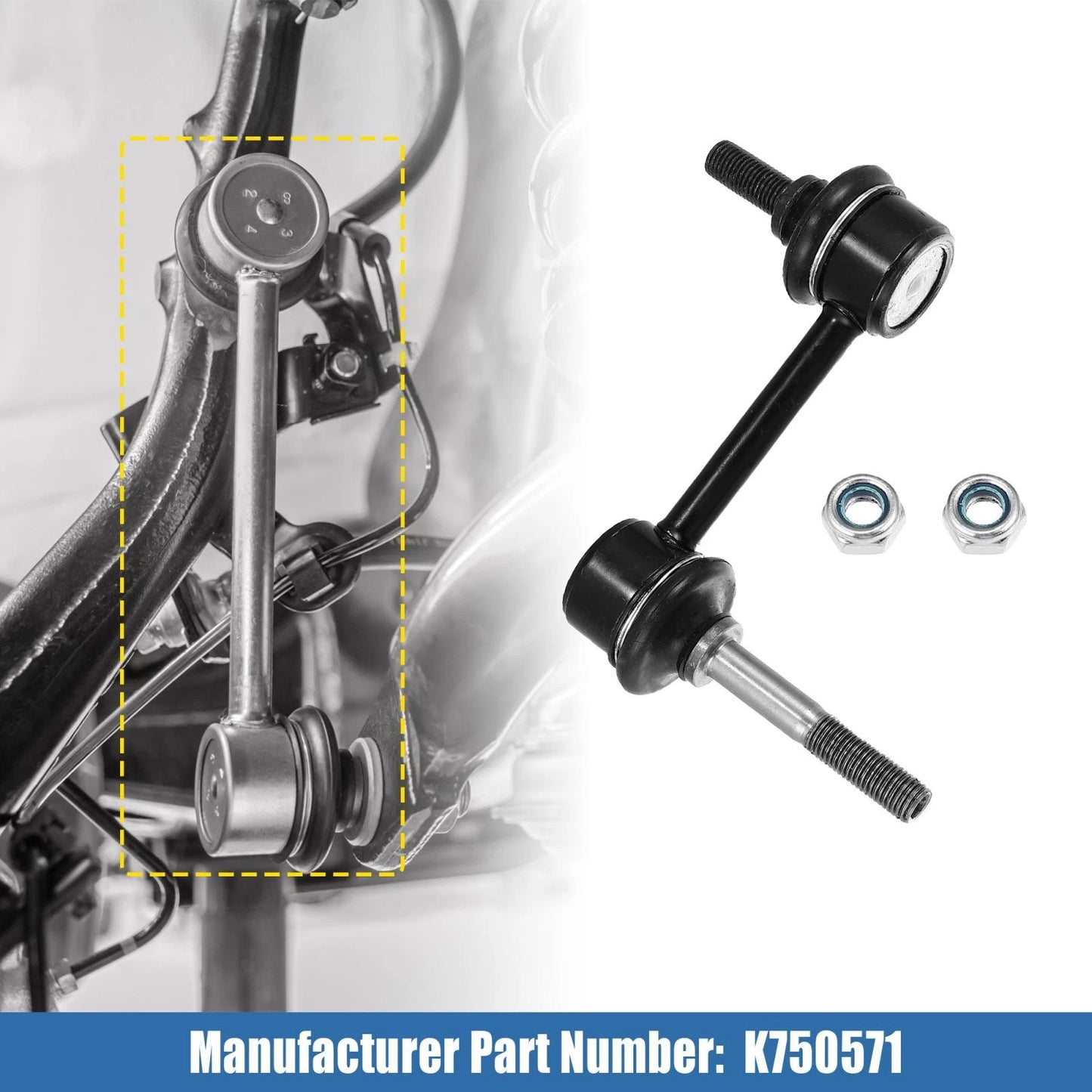 2 x Rear Sway Bar Links Stabilizer Link for Ford, Mercury, Mazda
