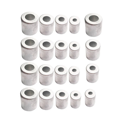 20 x AC Fittings Beadlock Crimp Ferrules for Reduced Barrier Hose 3-7