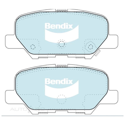 GCT Rear Disc Brake Pad Set for Mazda 6 GJ (2012-2016)