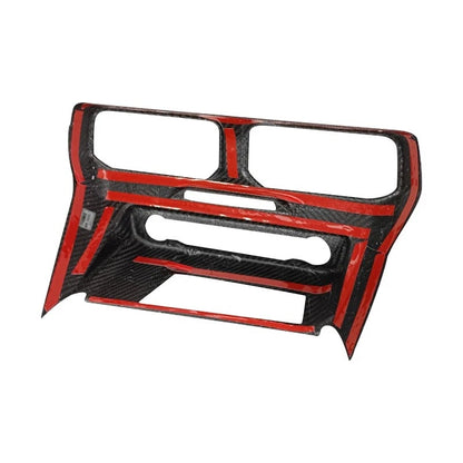 Dry Carbon Fiber Console Vent Panel Cover Trim for Ford Mustang 2024+