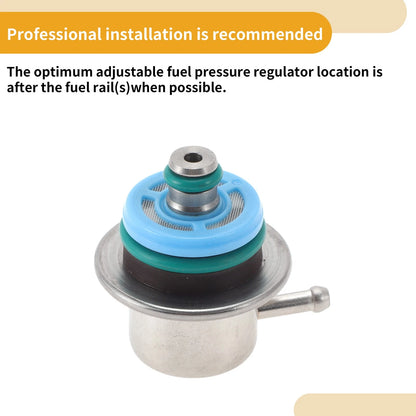 Fuel Pressure Regulator for Ford E-150 (2004) - 20-70 Psi Metal Component