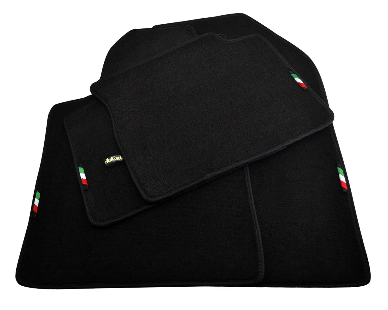Floor Mats Set with Italian Flag for Alfa Romeo All Models