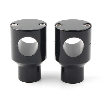 1" Handlebar Mount Adapter Risers for Honda Harley Motorcycle