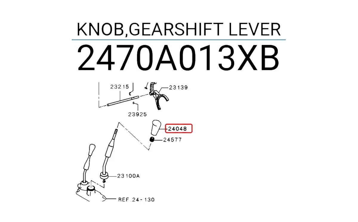Gear Knob for Mitsubishi L200 Triton (2005-2014)