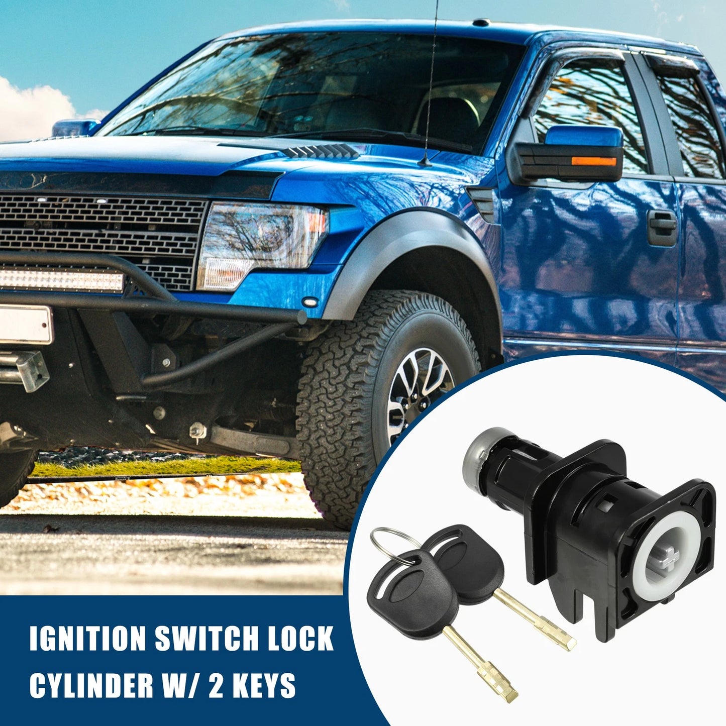 Bonnet Hood Lock Latch Set with 2 Keys for Ford Transit Connect (2006-2013)