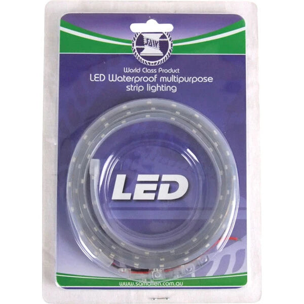 LED Waterproof Multi-Purpose Strip Lighting 1m Self-Adhesive Cool White