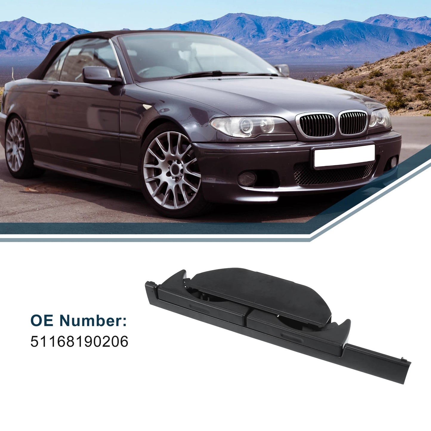 Cup Holder for BMW E39 525i 528i 530i 540i (1996-2003)